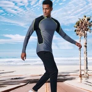 Under Armour ColdGear Compression Mock Long Sleeve Shirt Men’s LG NWT